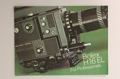 Brochure Bolex H16 EL For Professionals Deutsch (13112733)