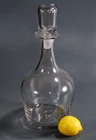 Large Blenko Handcraft Decanter Mid Century Clear Glass Blown Pontil Grounded St