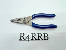 Snap-on Tools USA NEW POWER BLUE Soft Grip MINI Long Nose 5" Pliers LN44BCFMB