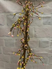 Pip Berry Garland PINK AND YELLOW MIX 4' FULL BEAUTIFUL BERRIES