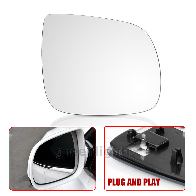 Heated Mirror Glass With Backing Plate – Driver Side Left For Land Rover LR2 LR4