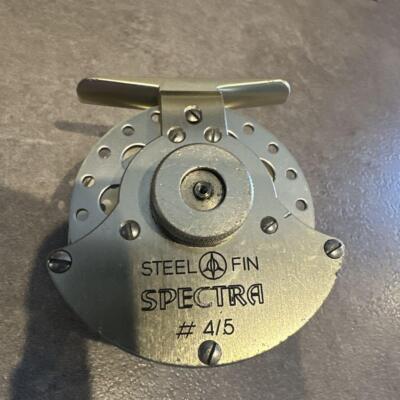 Steel Fin Spectra 4/5 Fly Reel Silver Rare There is a shortage