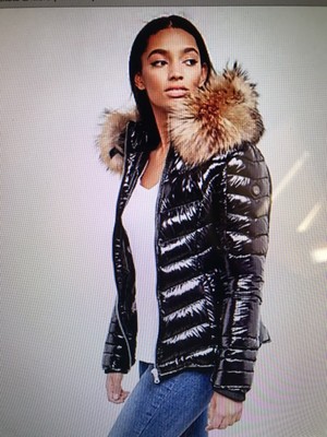 froccella chevron padded jacket