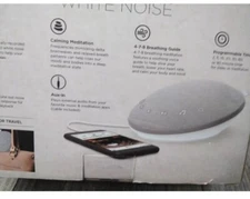 !Home Zenergy White Noise Sleep Therapy Machine Plus Aux-In Music W/ Extra Bass