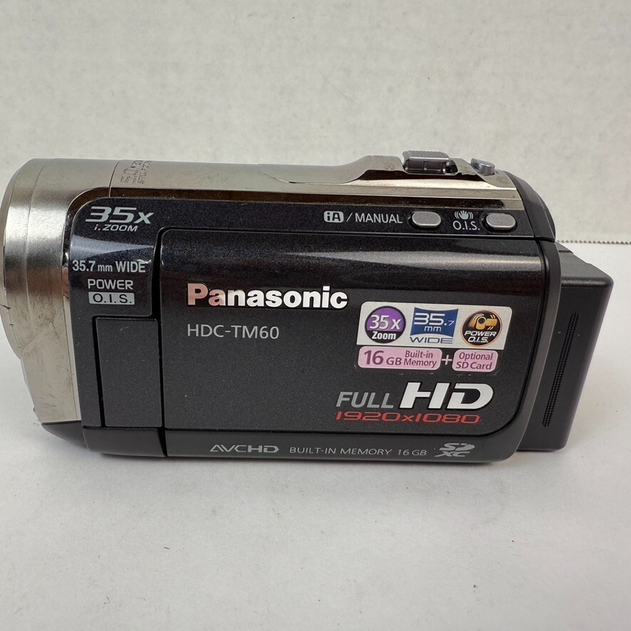 Panasonic HDC-TM60 Camcorder 16GB Built-In Memory Charger