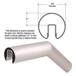 CRL Brush Stainless 32 Deg. upper Incline Corner for 3 Dia. Railing CRL Brush Stainless 32 Deg. upper Incline Corner for 3 Dia. Railing