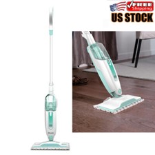 Floor Care Steam Mop Hard Floor Cleaner With XL Removable Water Tank Corded Blue