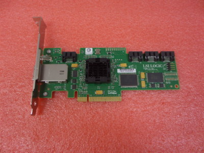 LSI Logic SAS3444E / IBM 25R8071 3GB 4-port PCI-E HBA SAS Controller. Card Only