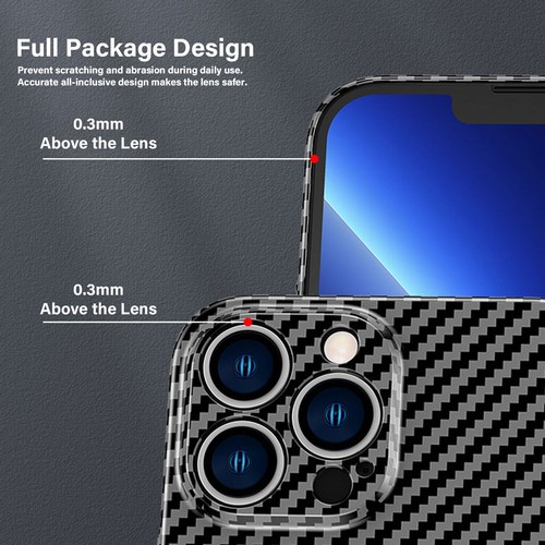 For iPhone 14 13 12 11 Pro Max Magsafe Case Carbon Fiber Magnetic Slim Cover - Picture 5 of 25