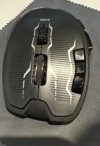 Logitech G700s Gaming Mouse + Wireless Bluetooth Keyboard Bundle – Cleaned