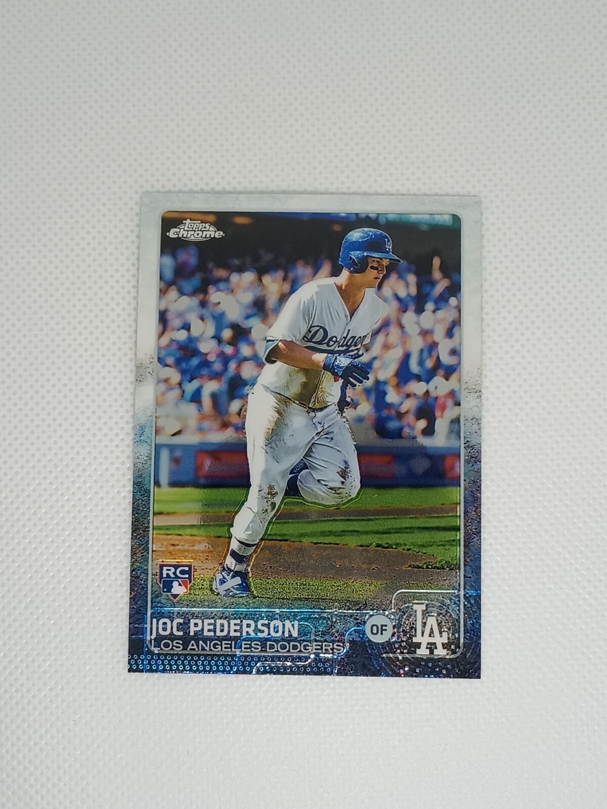 2015 JOC PEDERSON TOPPS CHROME MLB #129 ROOKIE RC CARD LOS ANGELES DODGERS