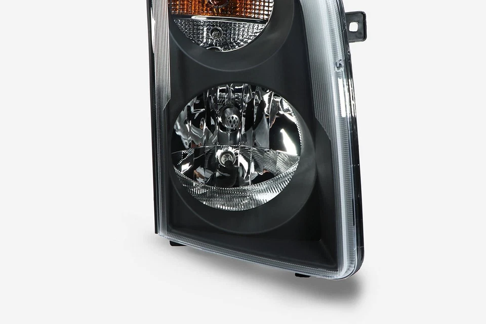VW Crafter 06-12 Black Headlight Headlamp Right Driver Off Side O/S OEM Hella — 第 3/4 张图片