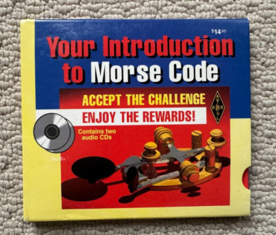 Your Introduction to Morse Code - ARRL - Two Audio CD Set - VG condition