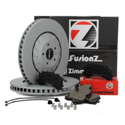 Zimmermann FORMULA Z Bremsscheiben Ø400mm Beläge Wako für AUDI A6 C8 A8 4N vorne