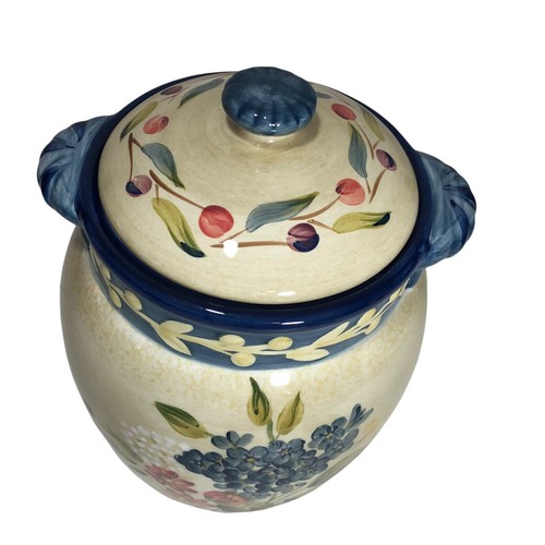 Zertifiziertes internationales Keksglas Kanister Pamela Gladding Flora Medium 6,5 Zoll - Bild 2 von 4