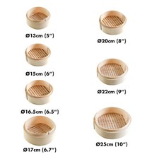Capacitea  Bamboo Steamer Basket For Dim Sum