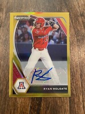 2021 PRIZM DRAFT PICKS - RYAN HOLGATE- GOLD PRIZM AUTOGRAPH CARD #09/10