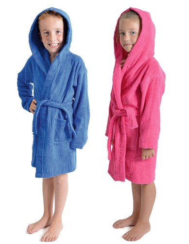 childs towelling dressing gown