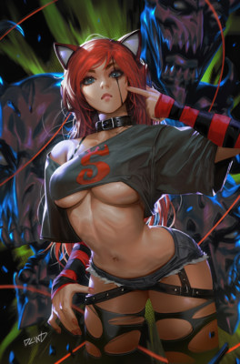 Scarlett #2 Cover B - Metal Cover - Derrick Chew - Absent Minded Comics (1/40)