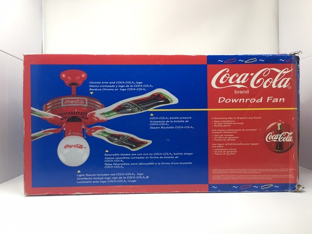 Coca Cola Ceiling Fan Coke Home Wall Decor For Sale Online Ebay