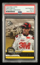 Greg Biffle Signed 2010 Press Pass Gold #120 T12 (PSA) - A