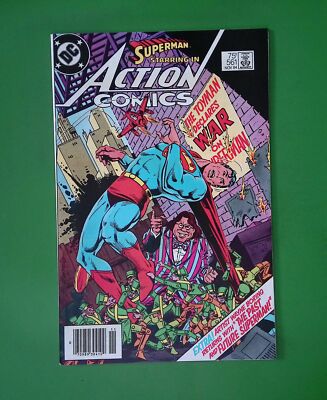 Action Comics #561 Vol. 1 1984 DC Comics Newsstand High Grade Comic Book L8-24