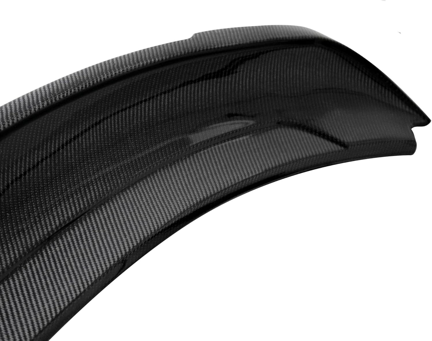 Real Carbon Fiber Rear Spoiler Wing GT350 Style Fits 2015-2023 Ford Mustang S550
