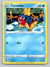 2020 Pokemon Card Champion's Path Carvanha 11/73