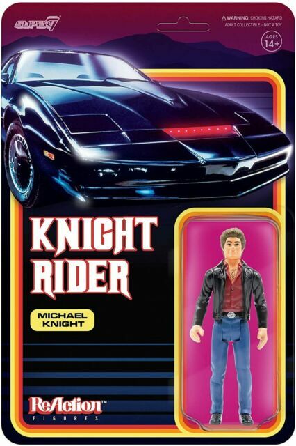Super7 Knight Rider Michael Knight Reaction Figure (RE-KNRDW01-KNT