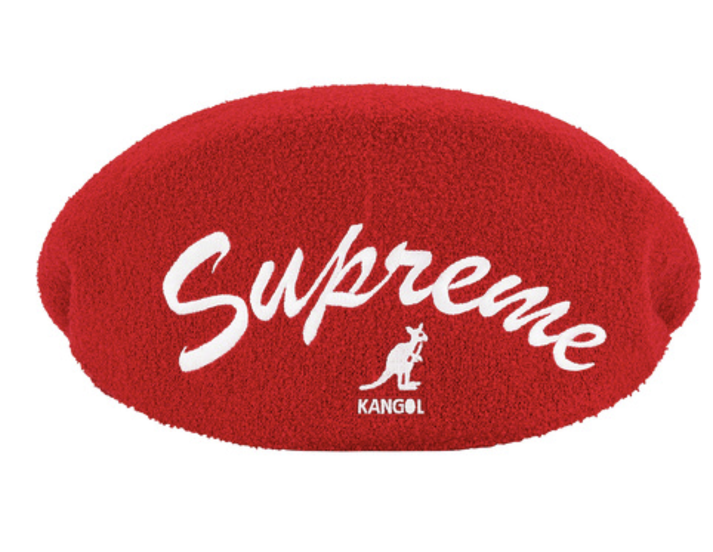 New Supreme x Kangol Bermuda 504 Hat Flat Cap Red SS21 Spring