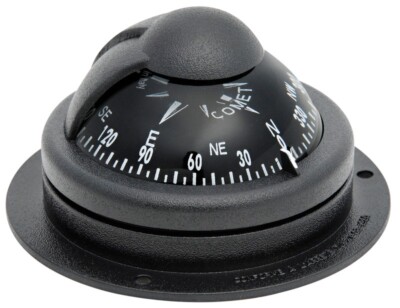 Riviera compass Comet 1 body in black ship compass marine boat compass rose