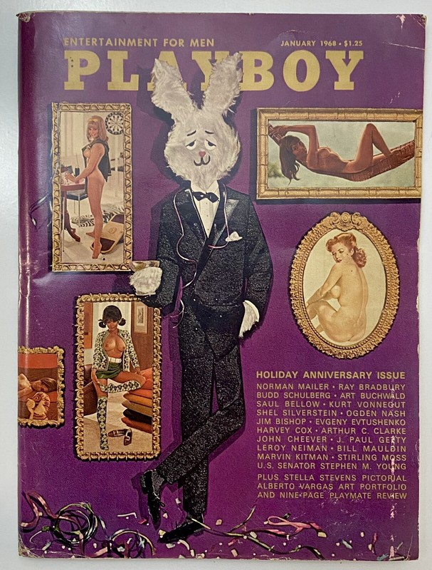 Playboy January 1968 -Connie Kreski, Stella Stevens, Norman Mailer, Vargas Print