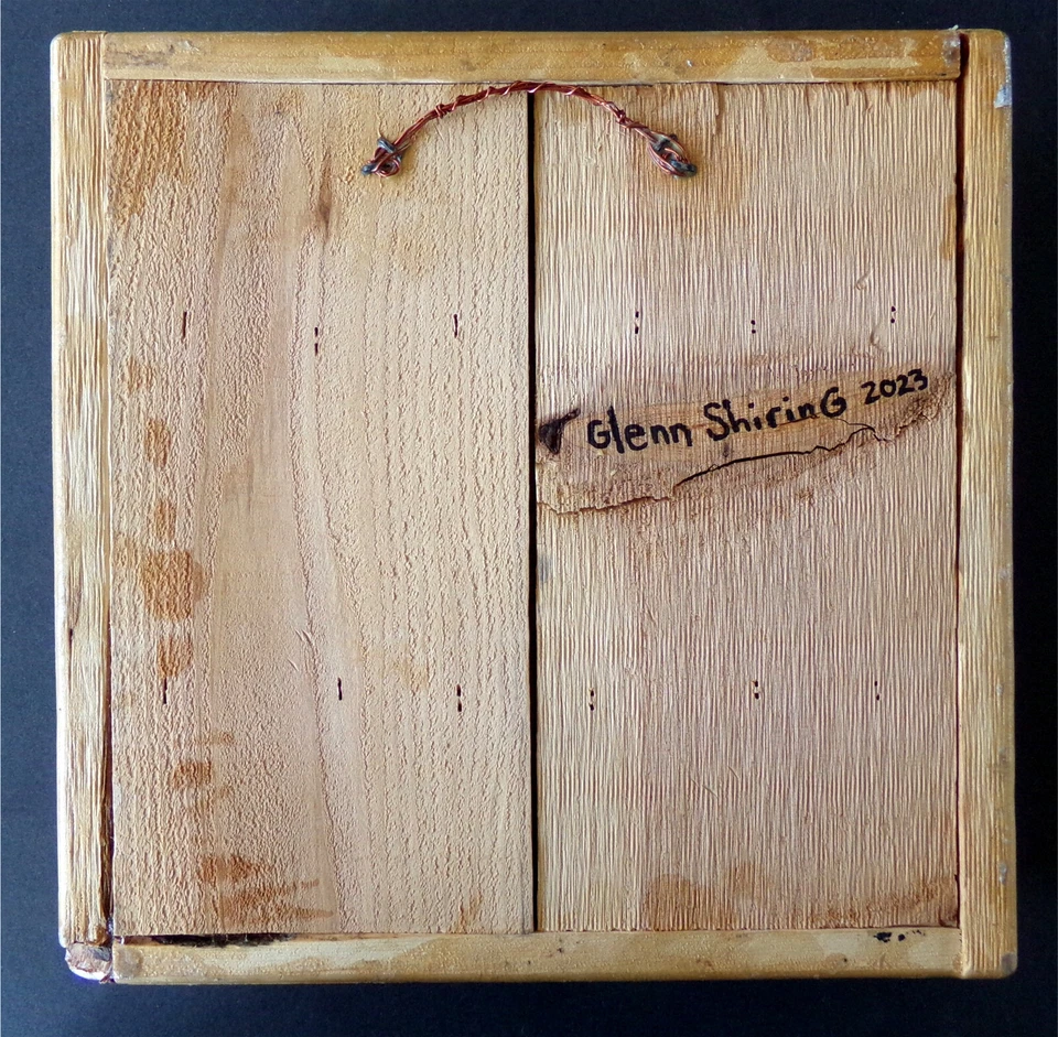 RAIL TIE ART: Picos de ferrocarril vintage Mt. Shasta CA Personalizado Original Train Lovers Foto 3 de 4