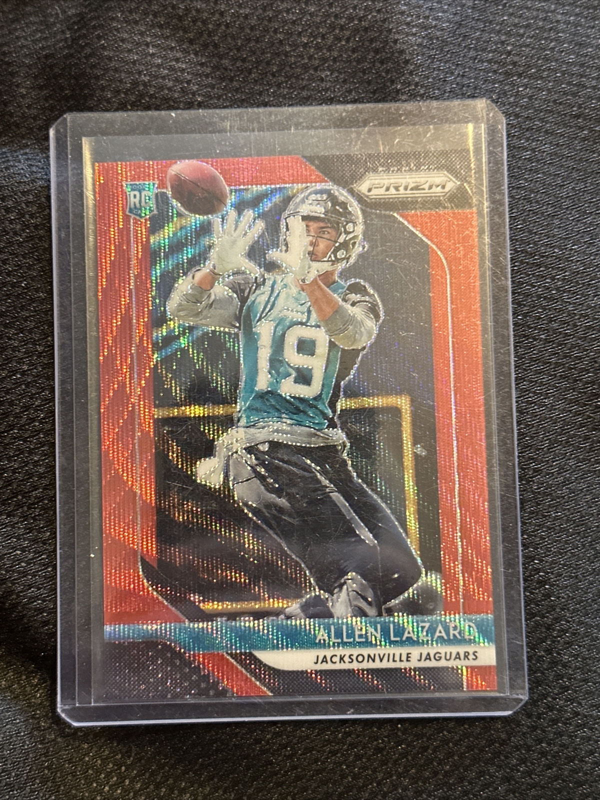 2018 Panini Prizm Rookie Red Wave Prizm /149 Allen Lazard #294 Rookie RC