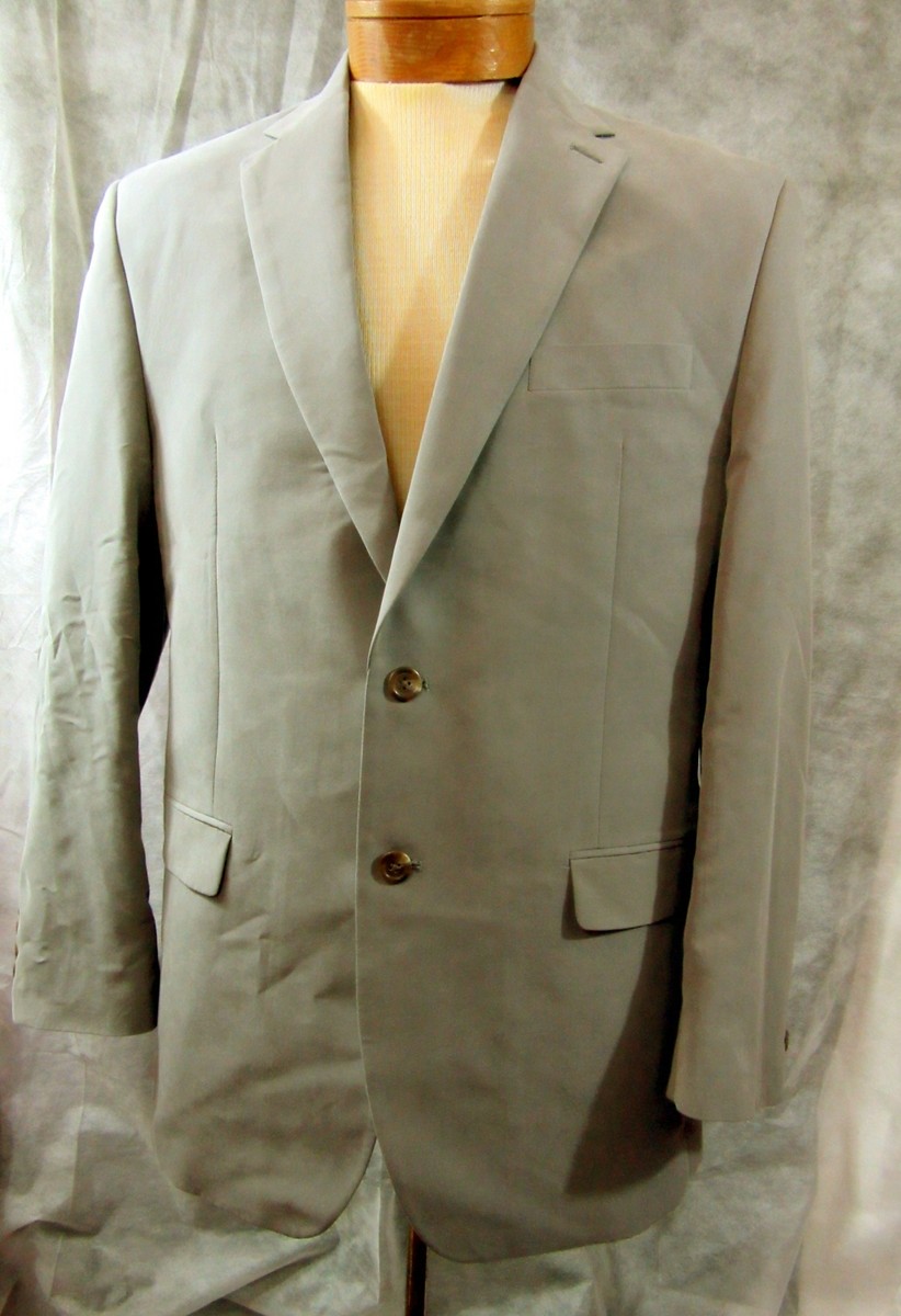 CHAPS EST 1978 Ralph Lauren Smoke Gray Modal Tailored Sport CHAPS EST 1978 Ralph Lauren Smoke Gray Modal Tailored Sport