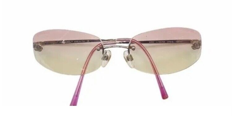Authentic vintage y2k Chanel 4002 CC rimless pink gradient Authentic vintage y2k Chanel 4002 CC rimless pink gradient
