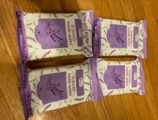 New  4 X 20 Wipes B-Pure Lavender Scented Hand Wipes 5.88 in X 7.88 in
