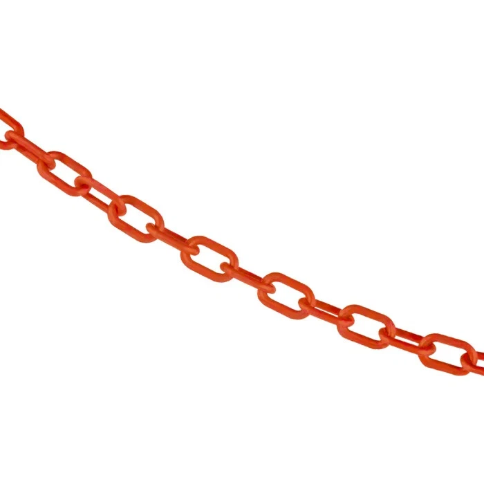 Mr. Chain Plastic Barrier Chain in a Pail, 1-1/2" x 300 ft, Traffic Orange - Image 2 of 2