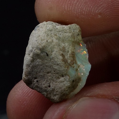 AAA+ Ethiopian Rough Multi Fire Opal Specimen Opal Loose Gemstone 11.40 Carat - Picture 5 of 9