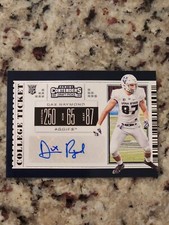 Dax Raymond 2019 Contenders College Ticket Rookie Auto #152 Aggies RC