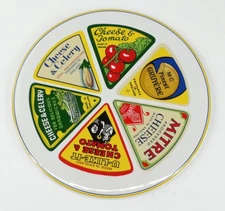 Rosanna Cheese Theme Serving Platter Round