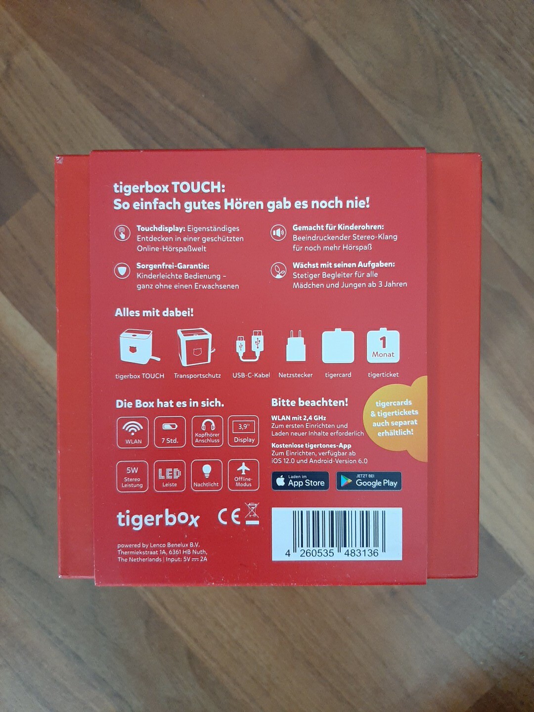 Thumbnail - Tiger Media Tigerbox Touch Rot Tragbarer Lautsprecher Neu Ovp Mit