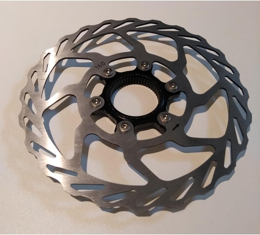 Bibike 2Pcs 140mm/160mm Centerlock Disc Rotor with Lock Rings | eBay
