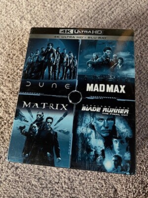 DUNE + MAD MAX + MATRIX + BLADE RUNNER Limited 4K UHD + Blu-ray Collection OVP
