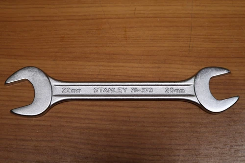 Stanley double open end metric spanner 20mm & 22mm 70-373 fixed head quality