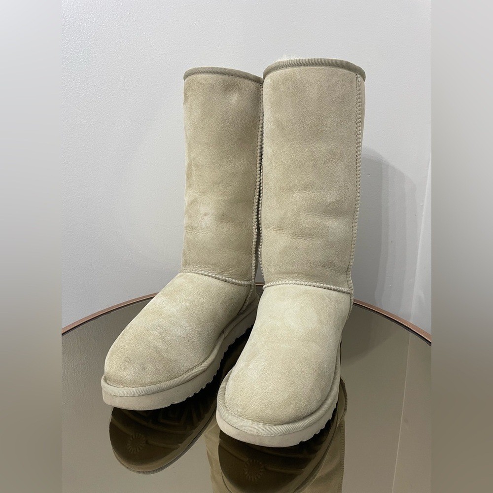 UGG Classic Tall Mustard seed UGG boots Sz 7 | eBay