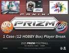 Caleb Williams CHI 2025 Panini PRIZM FOOTBALL 1 Case (12 Box) PLAYER Break#2