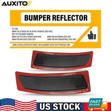 OEM 63147295541 63147295542 Smoked Front Bumper Reflectors For BMW F30 F31 F32