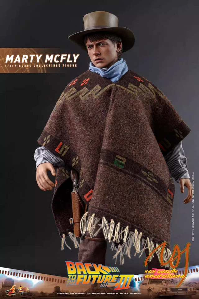 EN STOCK Nuevo Hot Toys MMS616 Regreso al Futuro Parte III 1/6 Marty McFly Foto 4 de 4