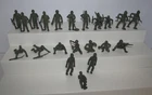 Vintage 1950s Marx Training Center Playset 2nd Series 45mm Camp Pose Figure Lot